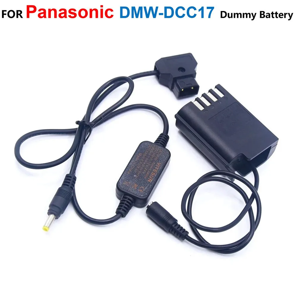 

D-TAP Step-Down Power Cable+DCC17 DC Coupler DMW-BLK22 Dummy Battery For Panasonic Lumix S5 DC-S5 DC-S5K Camera