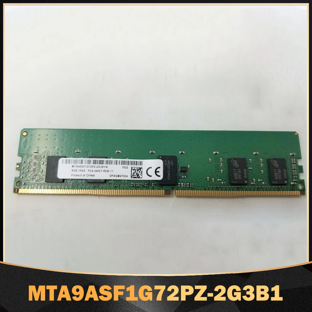 

1PC RAM 8G 8GB 1RX8 DDR4 2400 REG For MT Memory MTA9ASF1G72PZ-2G3B1