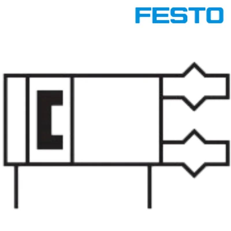 Фото Параллельный захват FESTO 560198-HGPT-20-A-B с коротким ходом. Основное назначение: высокоскоростное захватывание легких и мелких предметов. №4