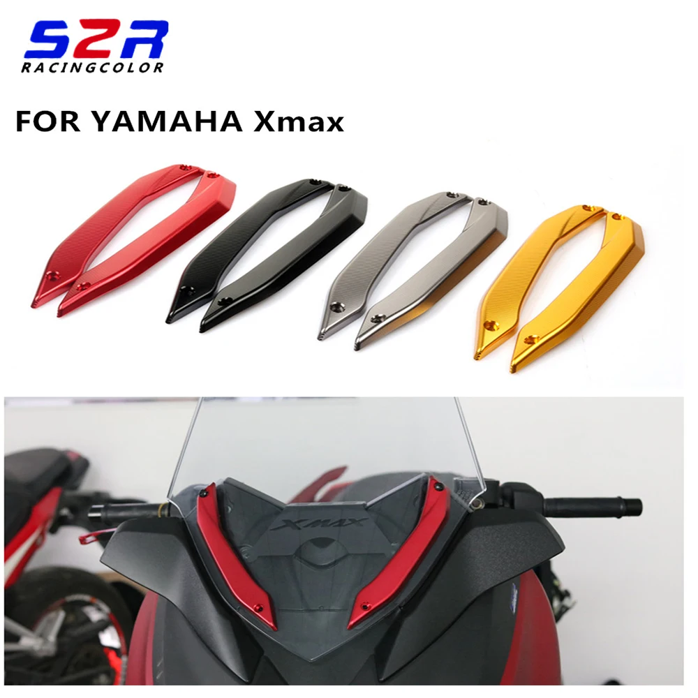 

Motorcycle For YAMAHA XMAX300 XMAX 125 250 300 400 2017-2020 Accessories Windshield Deflectors Windscreens Bracket Set Protector