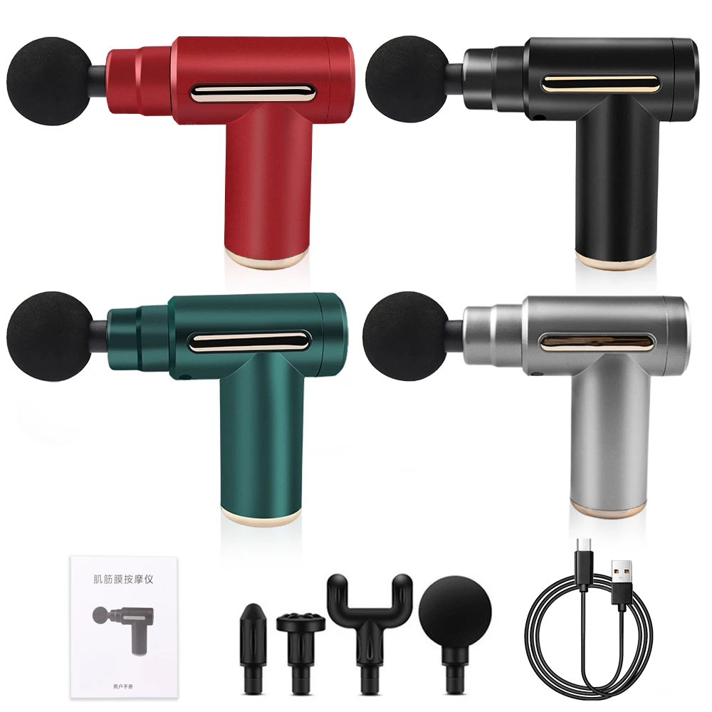 

Миниатюрный массажный пистолет, высокочастотный прибор для снятия боли в мышцах, теле, спине