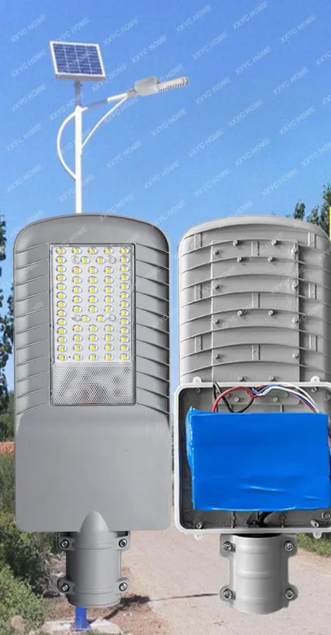 

Solar Street Lamp Repair Maintenance Replacement Street Lamp Head 18 V12v10v6v Built-in Battery Integrated LED Street Lamp Head