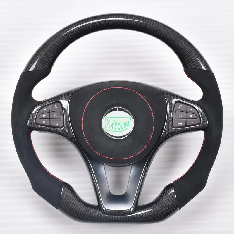 

100% Real Carbon Fiber Steering Wheel For Mercedes-benz C-class W205