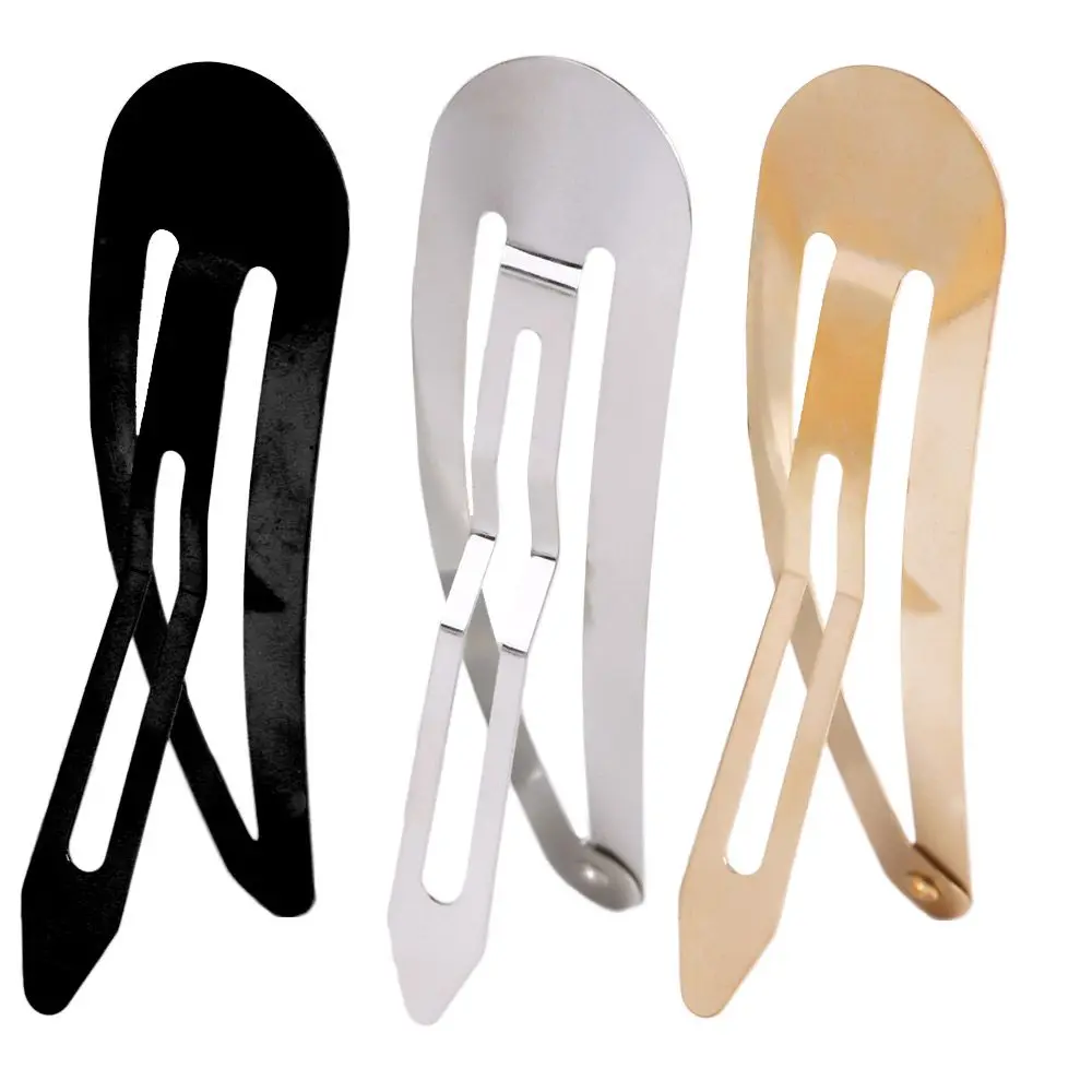 Металлические золотые серебряные черные заколки для девочек женские зажимы