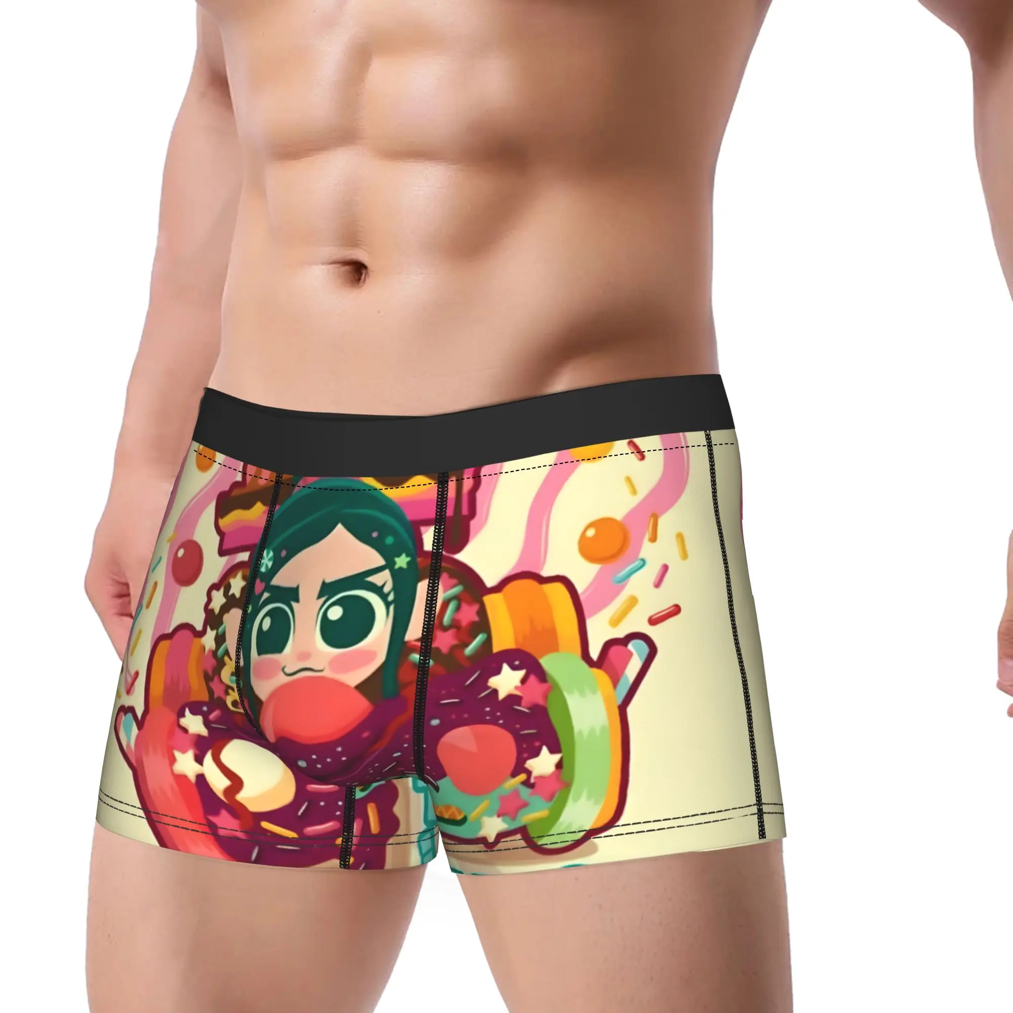 Фото 1 шт. Трусы-шорты мужские с принтом «Ральф-разрушитель» №2