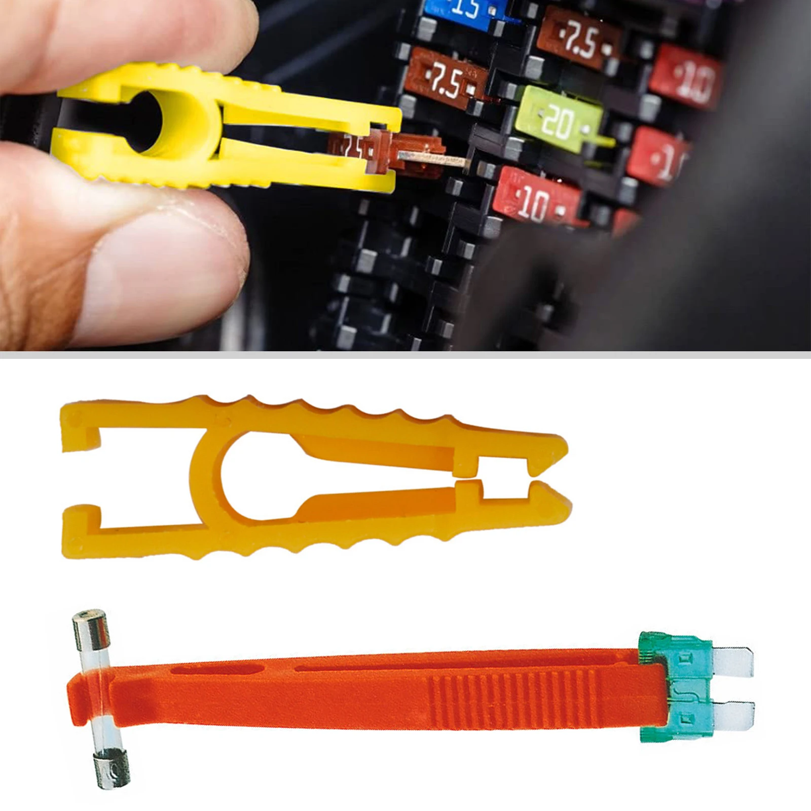 Fuse Puller Car Automobile Fuse Clips Tools Extractor Removal Security Tool Accessories Car Fuse Traction Automobile Fuse Puller