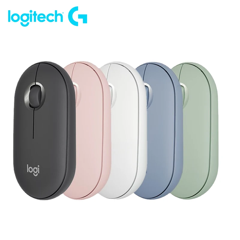 

Logitech PEBBLE Bluetooth беспроводная мышь Cobblestone легкая Бесшумная мышь