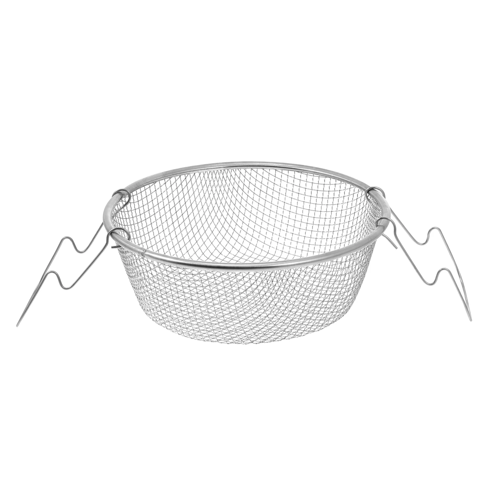 

Basket Fry Frying Fryer French Strainer Baskets Deep Chip Cooking Fried Holder Skimmer Fries Turkey Serving Metal Kitchen Potato