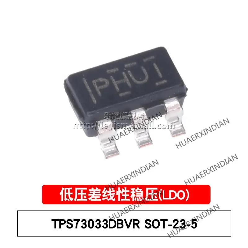 

10PCS/LOT New Original TPS73033DBVR SOT23-5 Type PHUI 3.3V/200mA In Stock