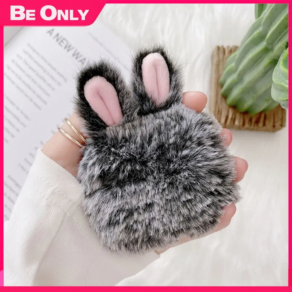 

Adorable Rabbit Ears Headset Case Portable Creative Headset Protector Cartoon Earphone Case For Apple Lightweight