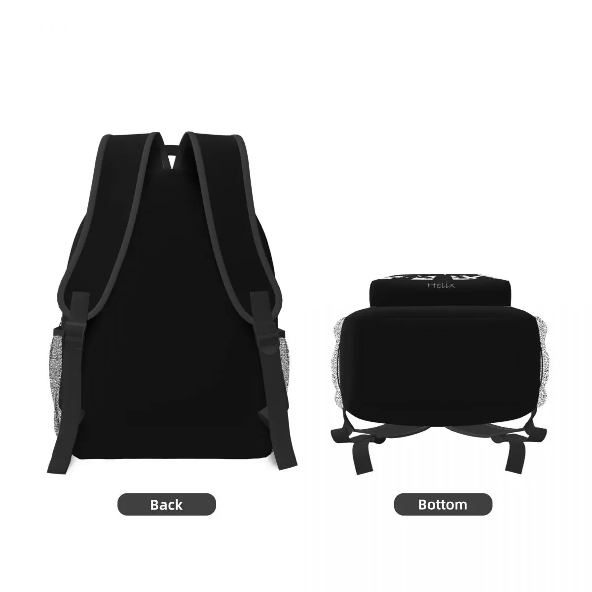 Harajuku The Beatle Memebers Art Student Школьная сумка для книг Холст Рюкзак начальной школы