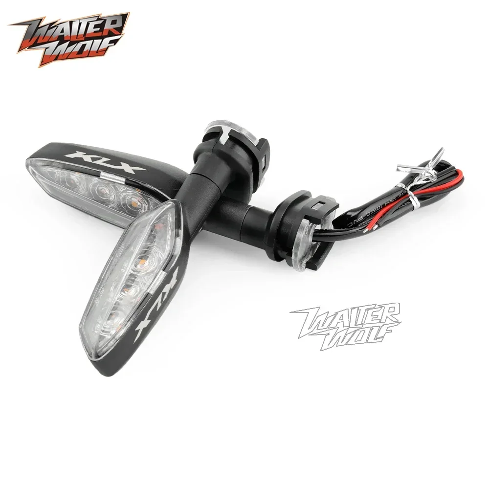 

KLX250 светодиодный передний и задний указатель поворота для KLX 250 S/SF 300SM 150 D-TRACKER 150L KLX 230 125, индикатор мотоцикла, мигалка