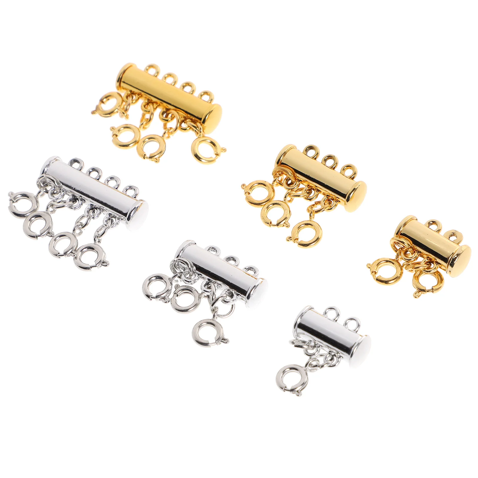 

Clasp Necklace Clasps Layering Jewelry Bracelet Lobster Extender Necklaces Separator Converter Kettenverschluss Locking Buckle