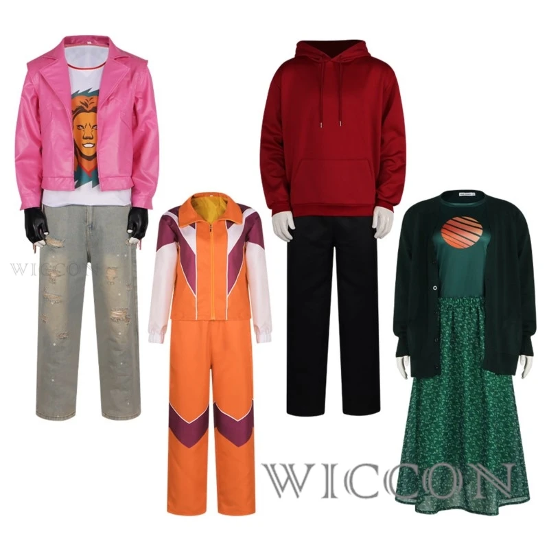 Костюм для косплея Garett Natalie Dawn Генри фильм 2025 розовое пальто брюки мужчин и женщин