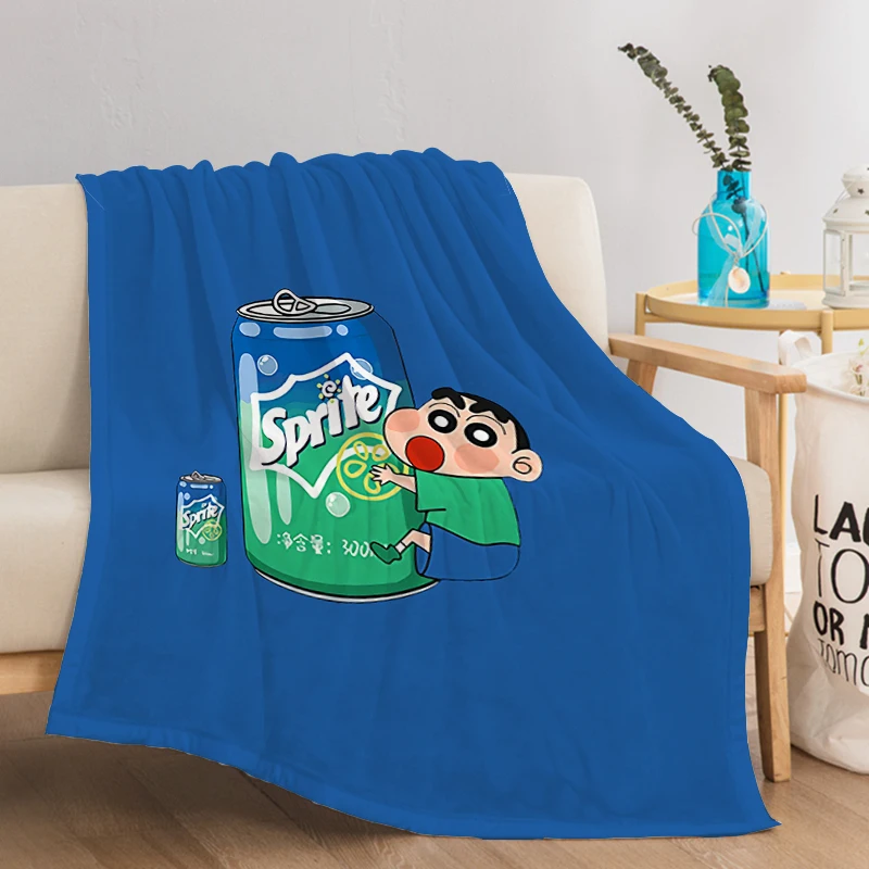 

S-Shin-chan Decorative Sofa Blanket For Living Room Boho Home Decor Bedroom Decoration Fluffy Soft Blankets Bedspread On The Bed