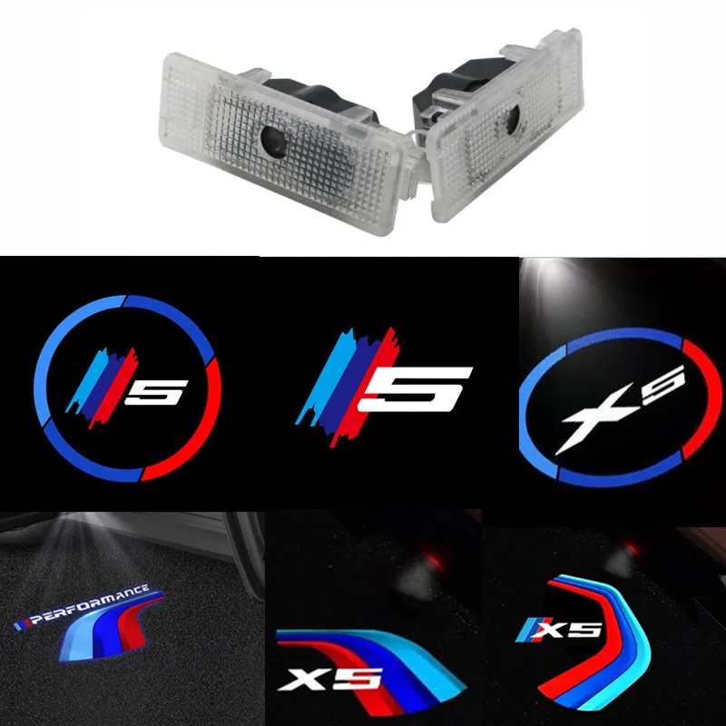 

Car logo LED Door Marker Light Welcome Light Performance Retrofit Light For BMW 528i 1998 Z8 E39 E53 X5 1995-2006 accessories