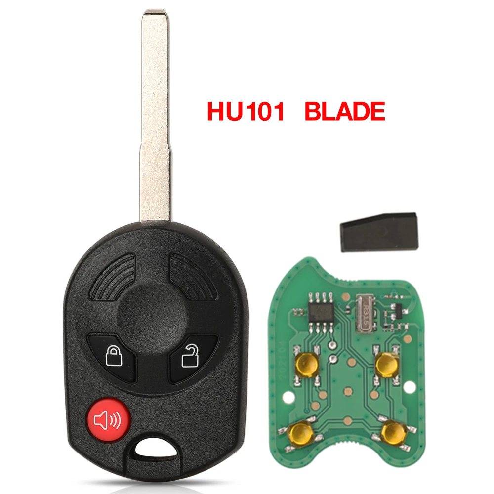 Jingyuqin OUCD6000022 315/433 МГц идентификация микросхемы для Ford C-Max Edge Escape Focus Lincoln Mazda HU101/FO38 Blade