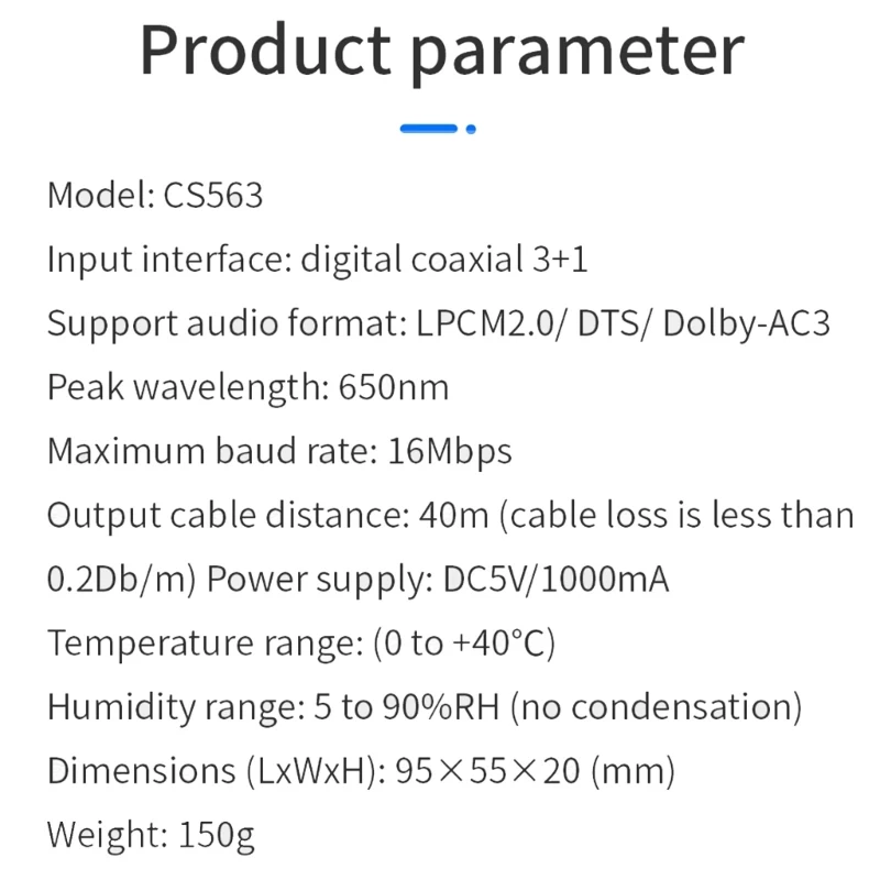 3X1 двунаправленный цифровой коаксиальный аудиопереключатель DTS-AC3 конвертер