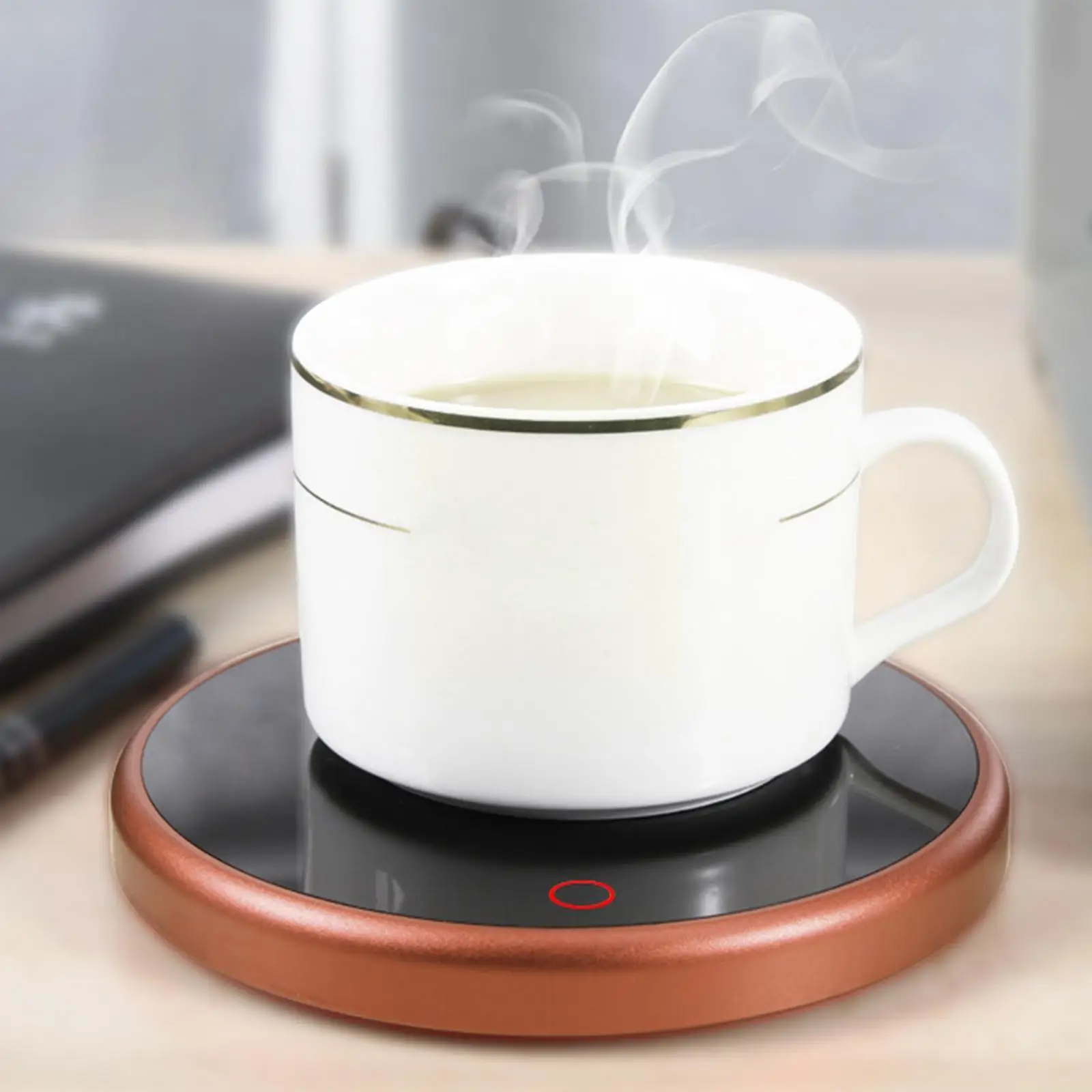 

18w Constant Temperature Coaster Mini Mug Heater Coffee Warmer Mug Heating Water Mat Cup Pad Warm Heater Tea Cup Milk B6s3
