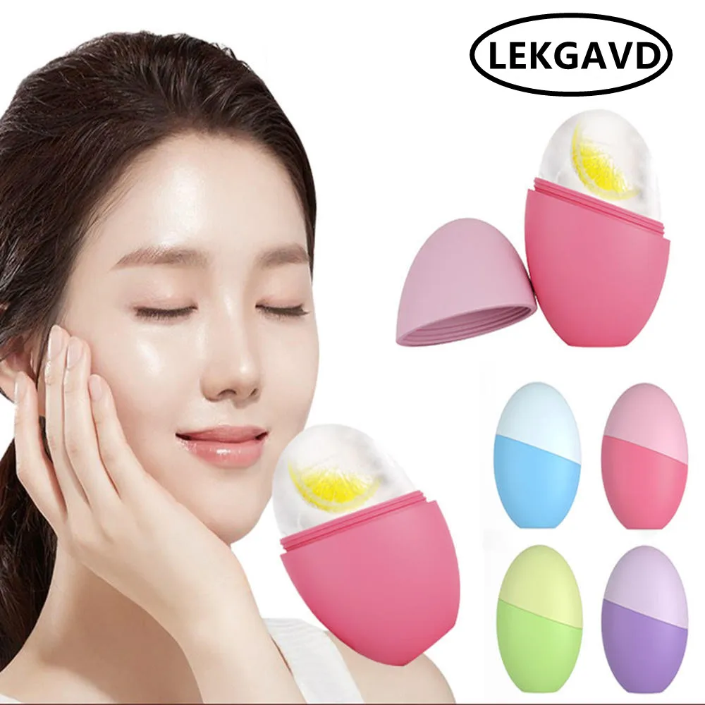 

Silicone Ice Roller Face Massage Mold Cold Compress Instrument Ice Grid Portable Cylindrical Ice Box Coating Mold Skin Care Tool