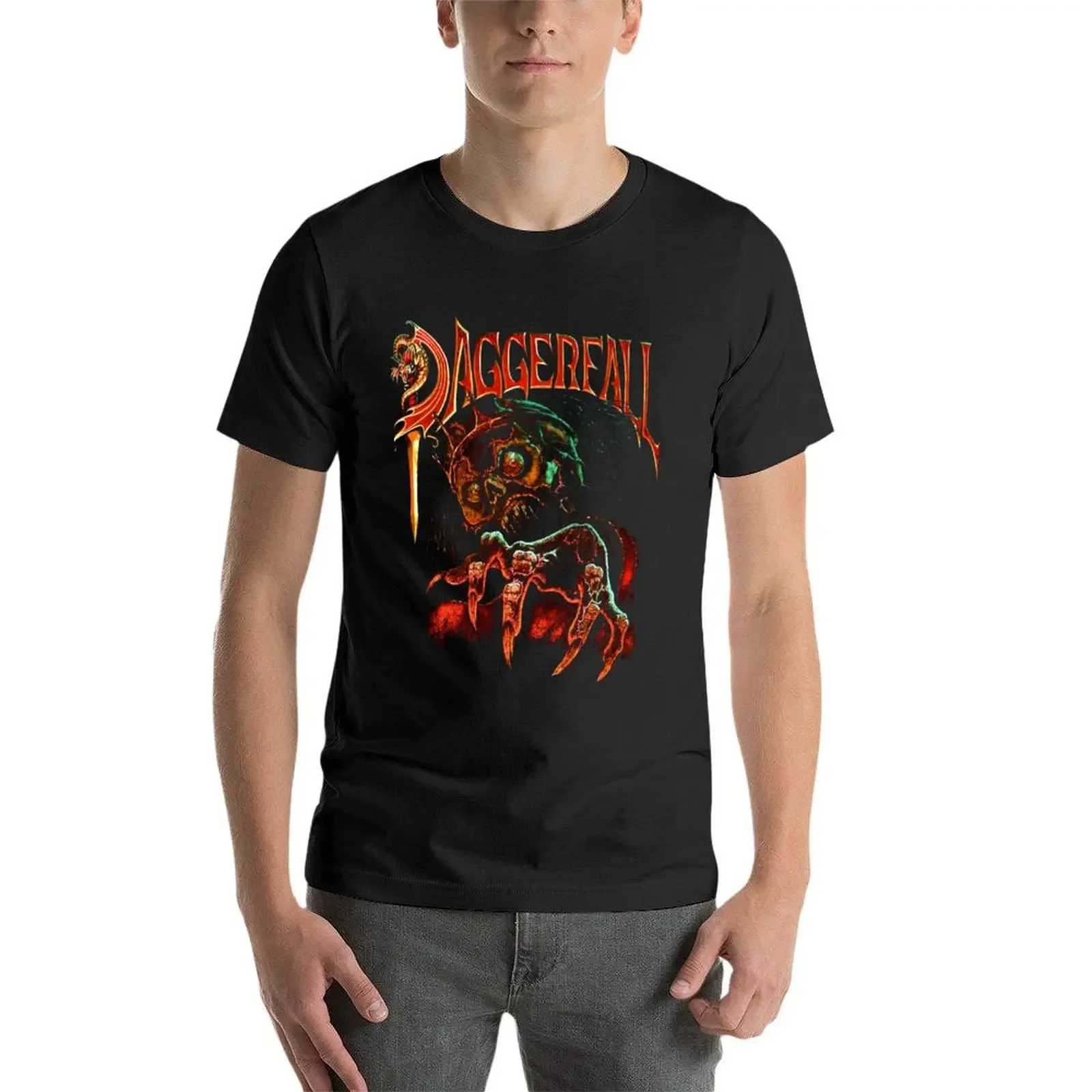 Daggerfall T-Shirt oversizeds customizeds summer tops plus size clothes t shirts for men cotton