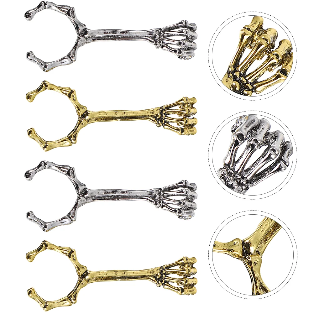 

Holder Ringfor Blunt Joint Vintage Finger Smoker Women Metal Hands Free Clamp Men