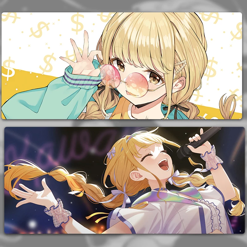 Gakuen Idolmaster Kotone Fujita XXL большой коврик для мыши компьютера ноутбука нескользящий