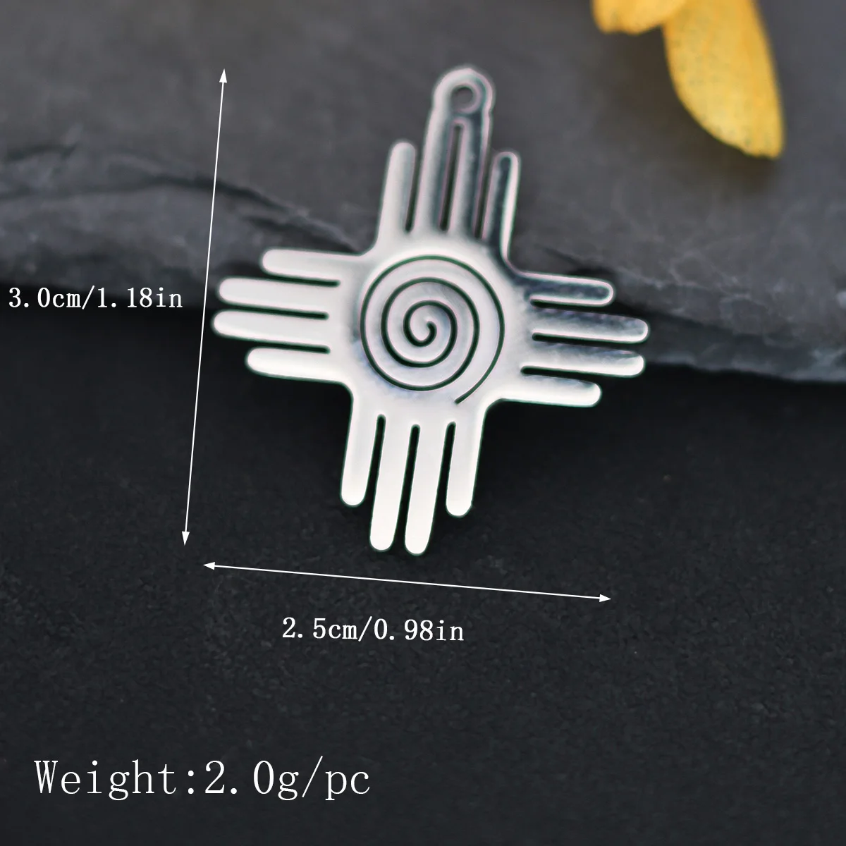 Набор подвесок Zia Sun из нержавеющей стали 3шт