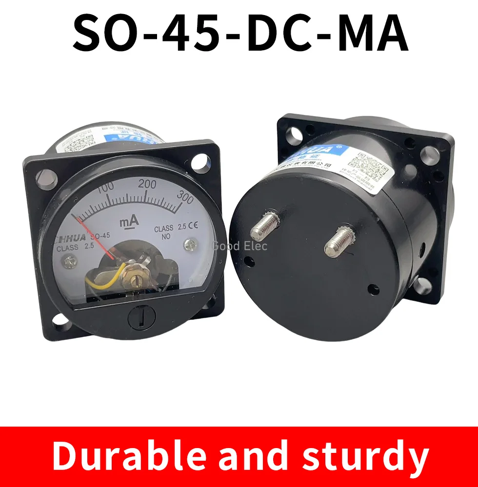 SO-45 DC MA 1MA 5MA 50MA 100MA 300MA 500MA 12 5 Точность постоянного тока 0-100 мА Амперметр Класс