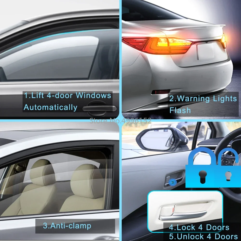 Автомобильный подъемник стеклоподъемника для Lexus ES XZ10 2018-2023 XV60 2012-2017 OBDII