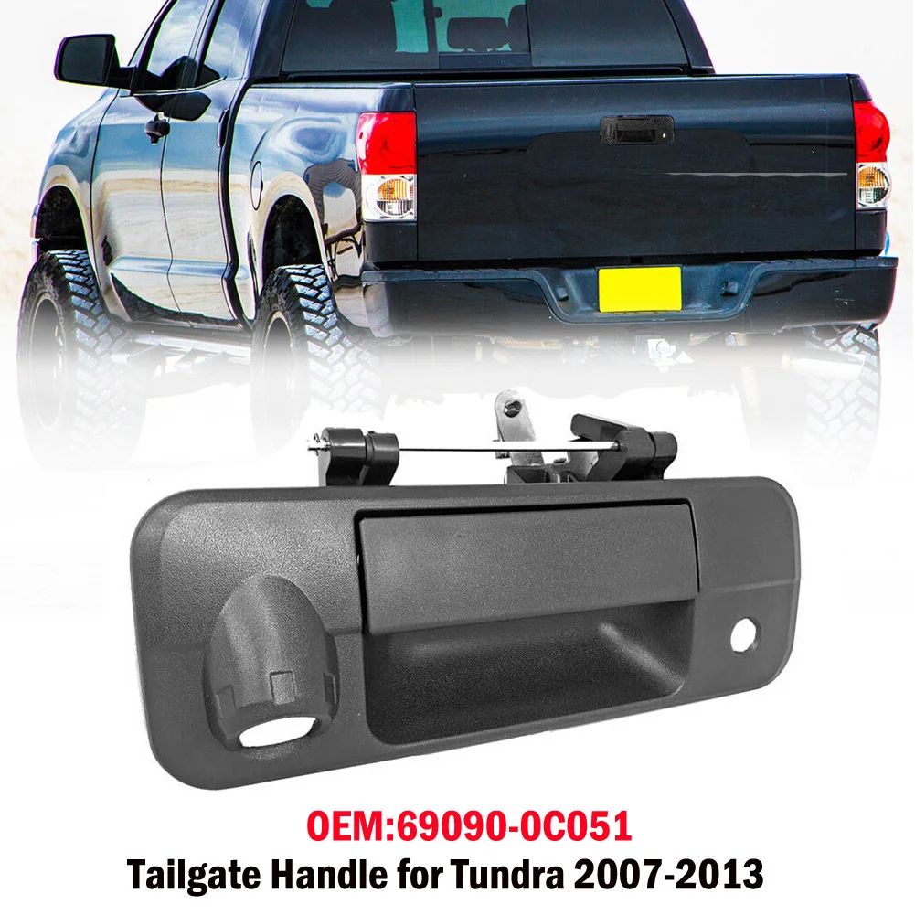 

1 Pcs Car Rear Tailgate Center Outer Door Handle With Rear Camera Hole 69090-0C051 690900C050 69090-0C05 Car Accessories