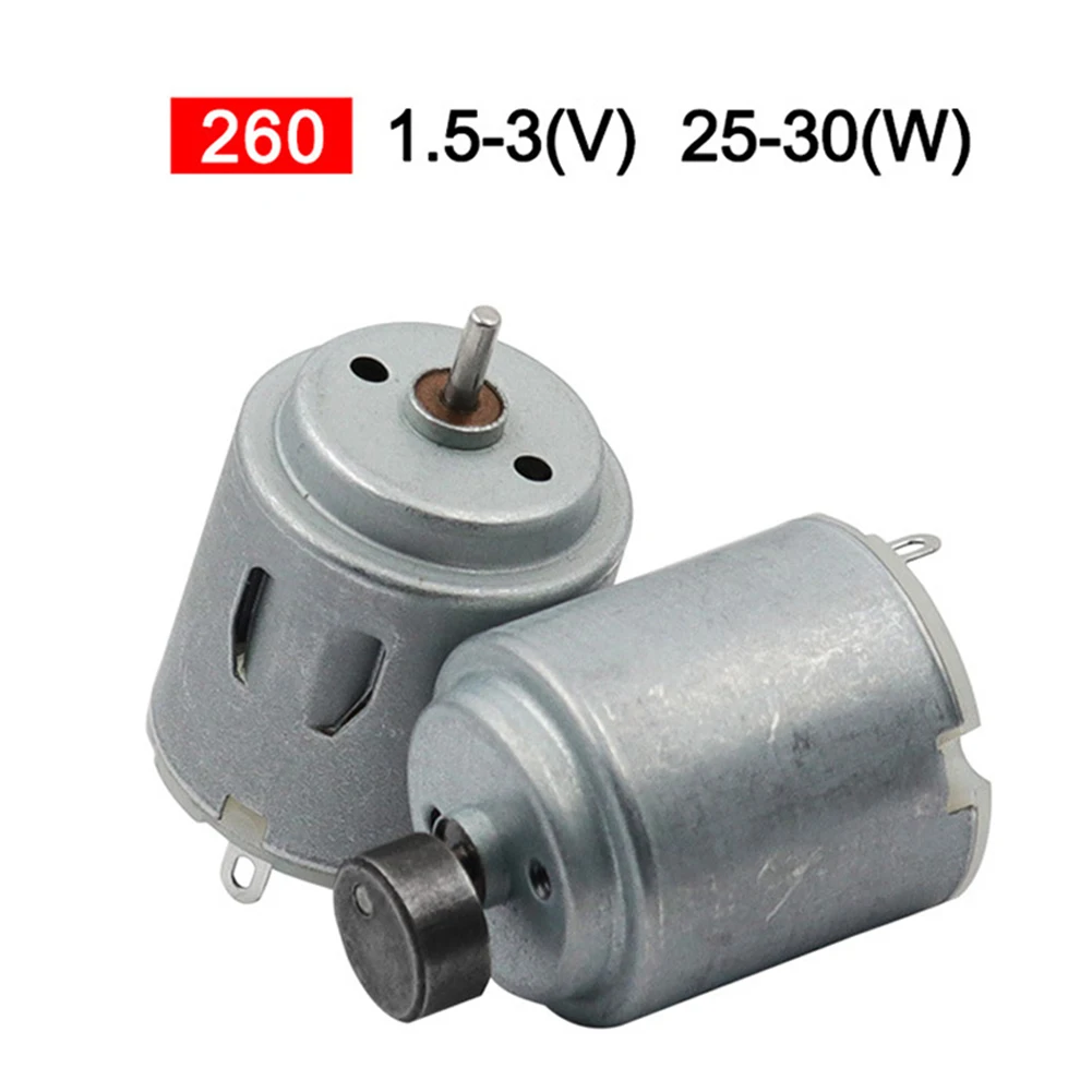 

Mini 260 DC Motor 3-12V High Speed DIY Motors For Car Toy Electric Machinery Hair Dryer Home Appliances