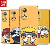 hot anime naruto mini cute for honor 60 50 30 v30 x30i v20 20e x20 pro plus se lite 5g silicone black soft phone case cover capa