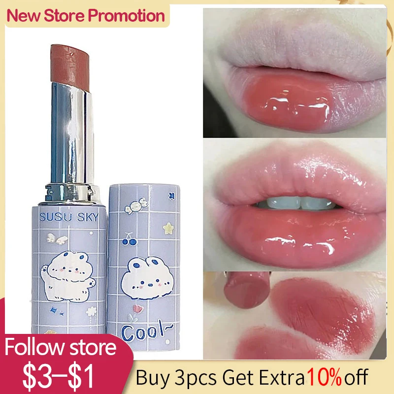 

Matte Nude Lip Balm Moisturizing Lip Tint Long Lasting Easy To Color Lipstick Waterproof Nourishing Lips Stick Girls Cosmetic