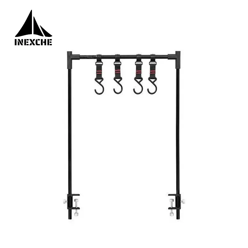 

Camping Desktop Storage Rack Lightweight Folding Camping Cookware Hanging Rack Shelf Outdoor Picnic BBQ Tableware Rack Accessory