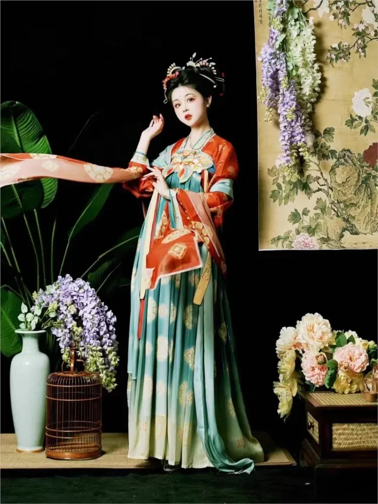 Женский костюм Hanfu в китайском стиле для Хэллоуина традиционная одежда китайская