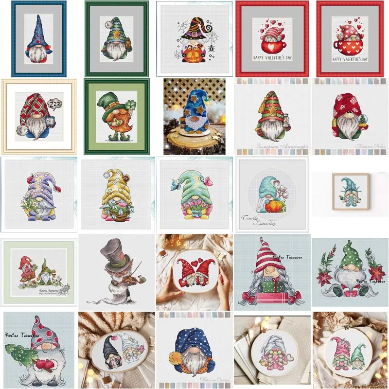 

Spring Dwarf Cross Stich Embroidery set Electronic drawing Cross Stich Needlework PDF by Email