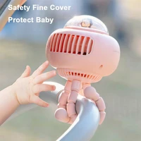 stroller fan bladeless portable fan mini fan with flexible tripod clip on fan 3 speeds for car seatcribbike and desktop