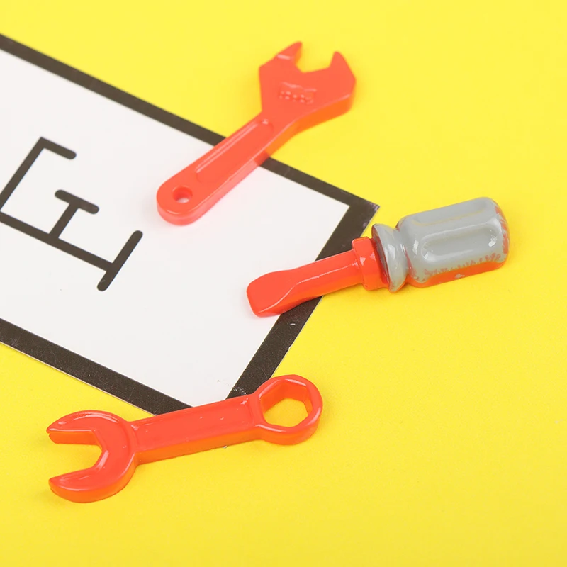 

Kawaii кукольный домик молоток гаечный ключ миниатюрный набор для ремонта аксессуары для кукольного дома инструмент для украшения мебели