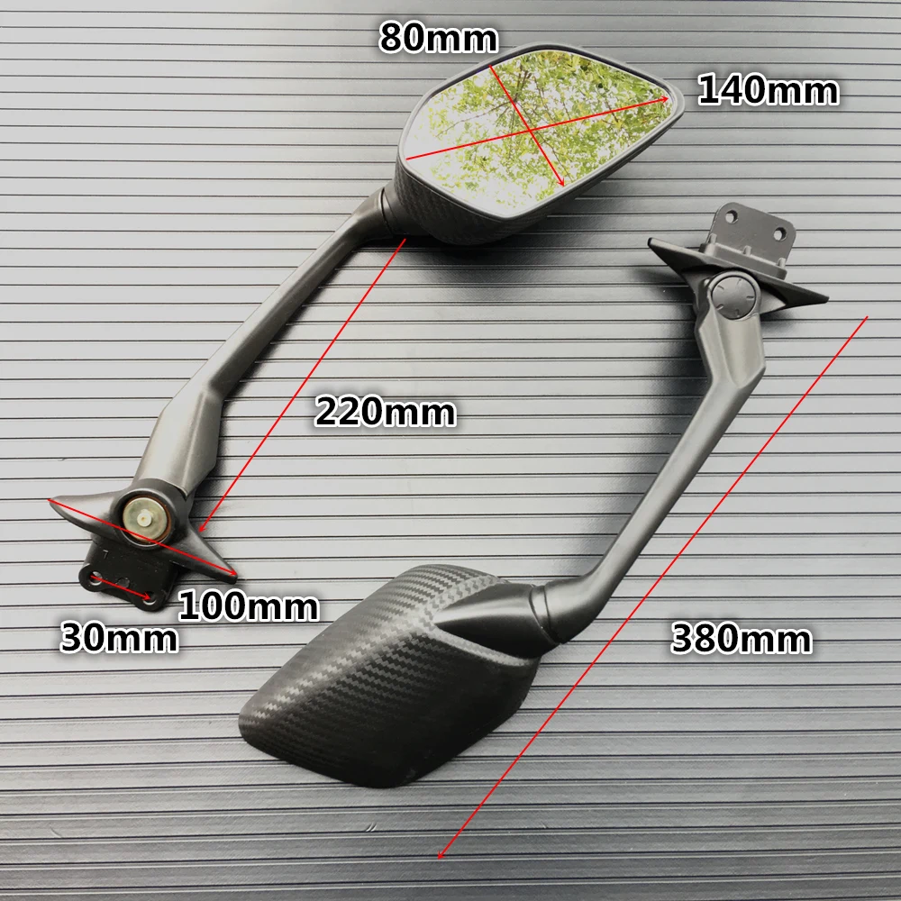 Motorcycle Rearview Mirrors Side Mirror For Yamaha TMAX 530 T-MAX 2012-2019 | &amp Accessories