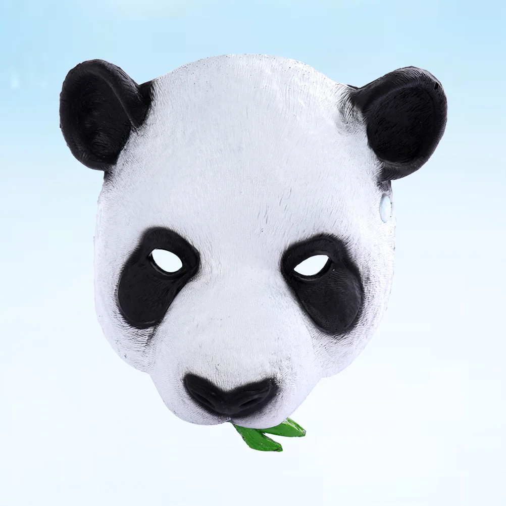 

Halloween Party Funny Mask PU Big Panda Mask Carnival Party KTV Bar Face Mask Stage Performance Prop