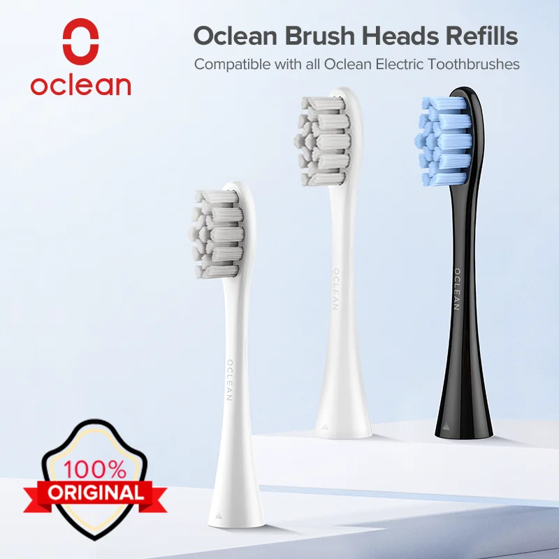 Original Oclean Brush Heads X Pro Elite Flow One Z1 F1 E1 Air 2 X10 All Series Smart Sonic Electric Toothbrush Tips Accessories