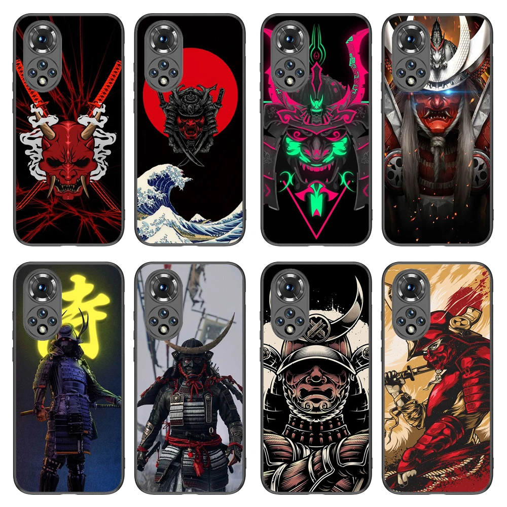 

Anime Japanese Samurai Phone Cover For Huawei P30 P40 P50 Pro Mate40 40PRO PLUS HONOR 50Pro 50SE Phone Case