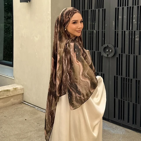 Шарф SANMAIHUA полиэстер женский цветочный