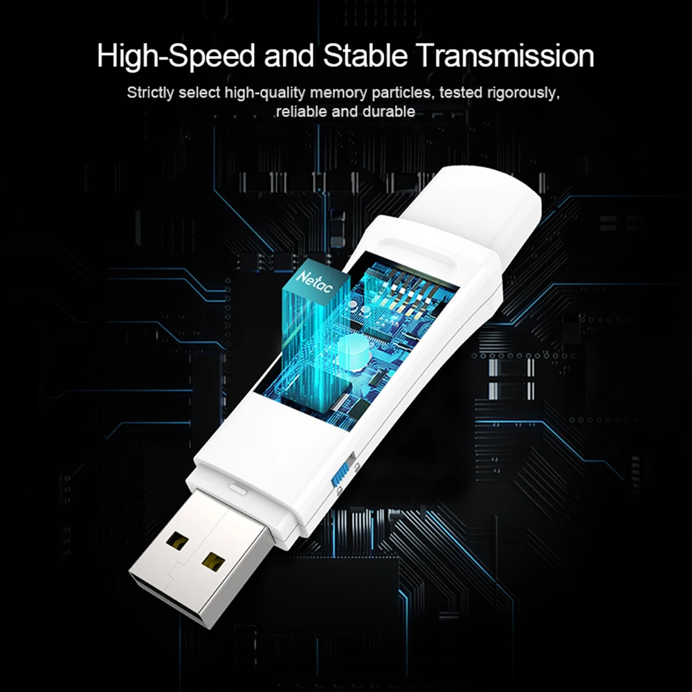 Флеш-накопитель Netac 64 ГБ USB 3 0