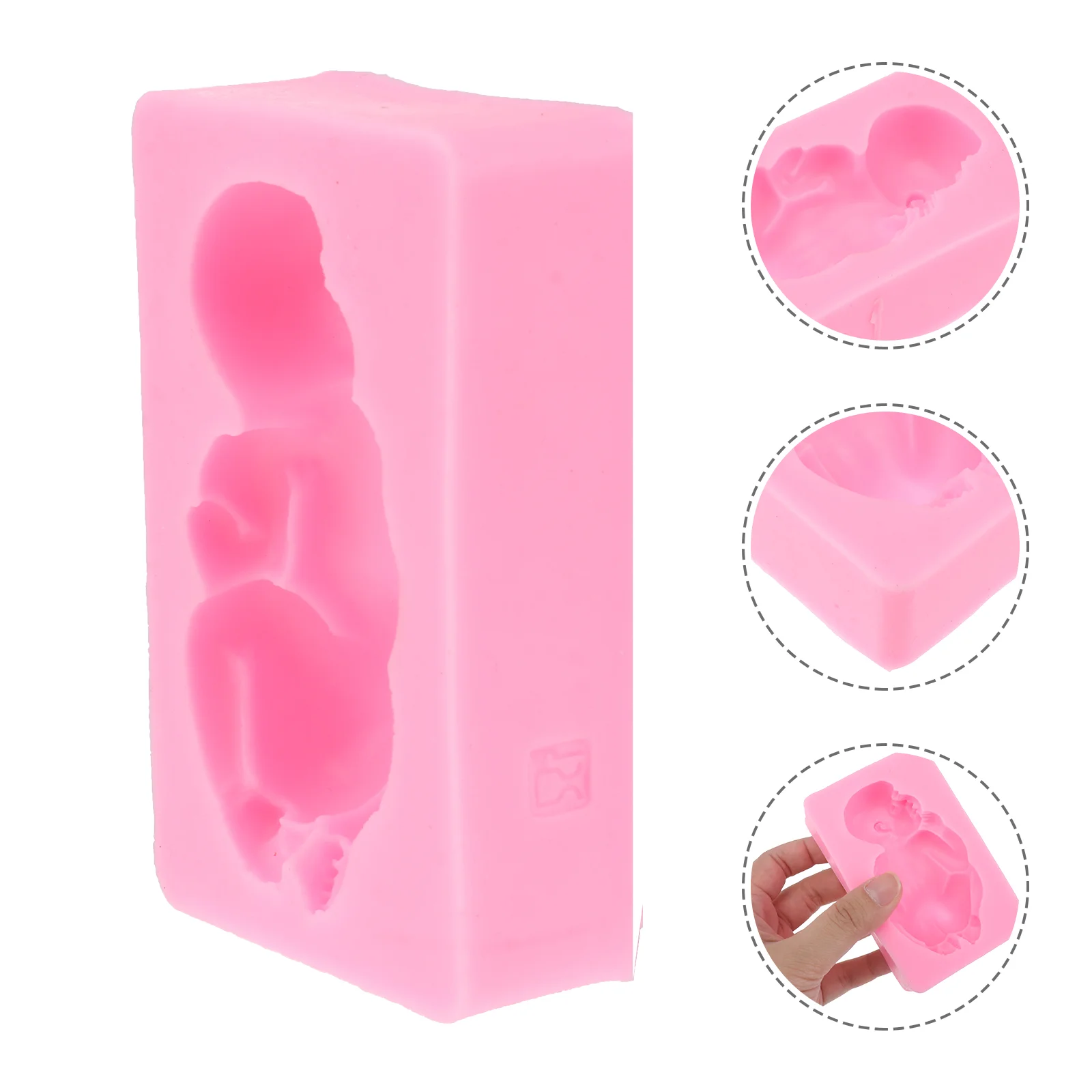 

Baby Silicone Molds Mold Sleeping Soap Fondant Candy Chocolate Shower Cake Making 3D Resin Mould Newborn Baking Casting Infant