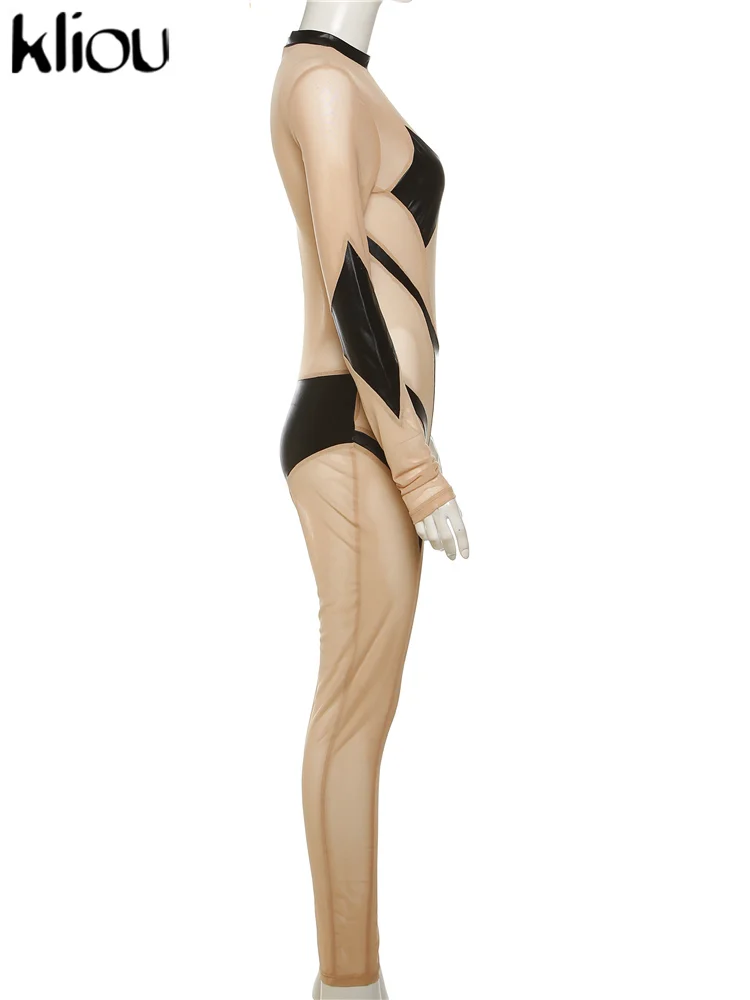 Женские облегающие комбинезоны клиу в стиле пэчворк