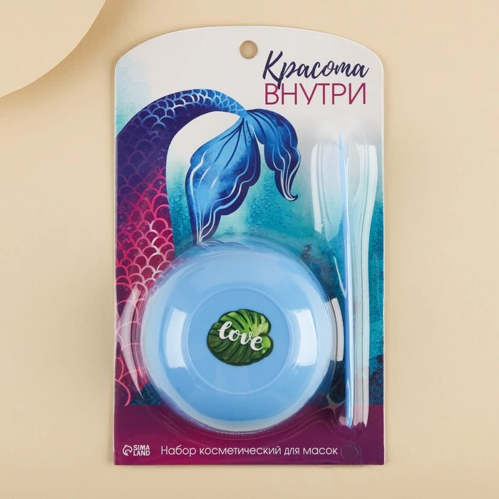 Набор силиконовый спонж для умывания и резинка &quotЛучше всех&quot 10.5 х 15 см 7370976 |