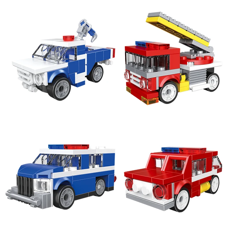 

City Car Vehicle Speed Champion Racer Building Blocks Brick Racing Super Technique Car Moc Creative Garage Set Educational Toys