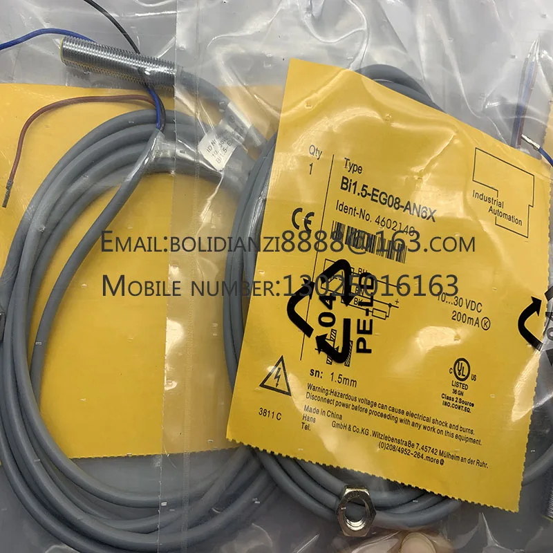 Новый датчик приближенияBI1.5-EG08-AP6X BI1.5-EG08-AN6X BI1.5U-EG08-AP6X